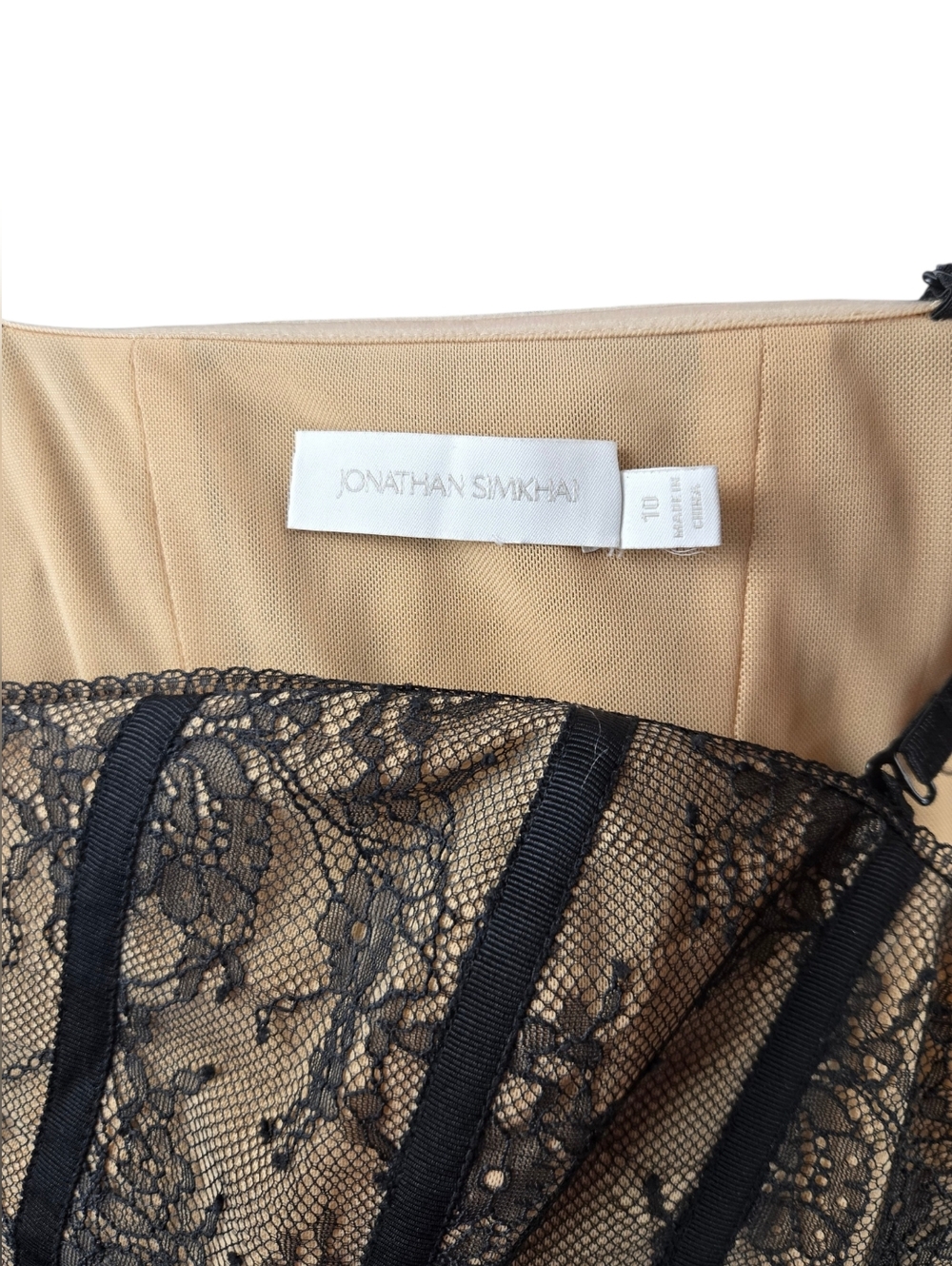 Black Lace-Trim Midi Dress with Handkerchief Hem - Picture 7 of 14